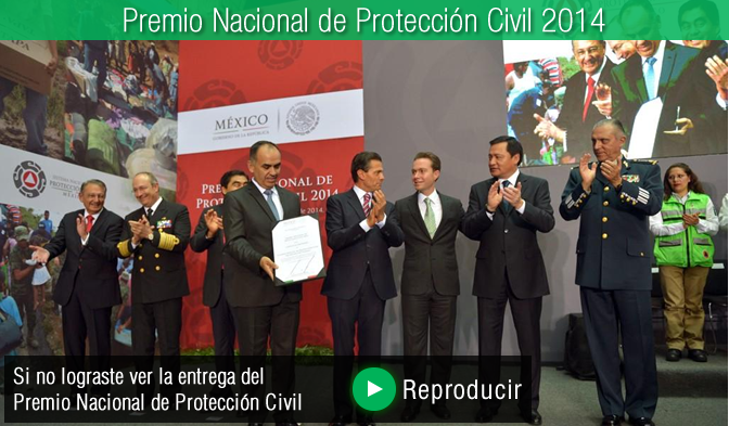 Entrega del Premio Nacional de Proteccin Civil