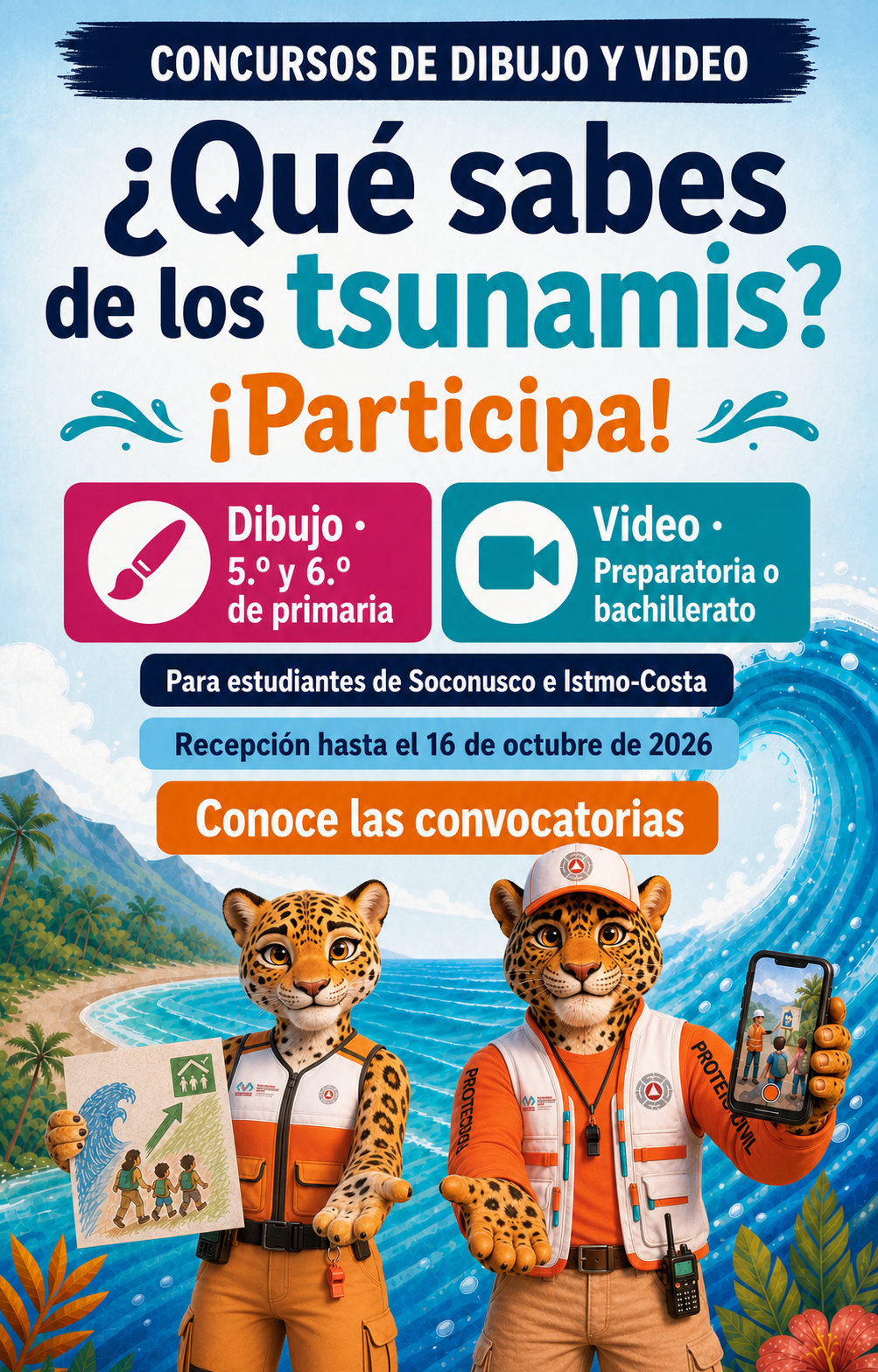 Concursos de Dibujo y Video: ¿Qué sabes de los tsunamis? ¡Participa!