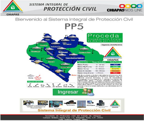 Novedoso software para reducir los riesgos de desastres en Chiapas
