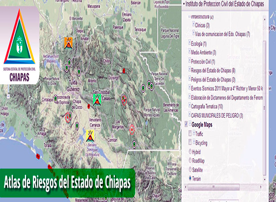 A través de los dictámenes de riesgo diariamente se actualiza el Atlas de Riesgo en Chiapas.