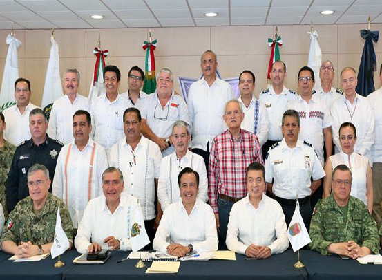 Gobernadores de Chiapas, Veracruz y Tabasco ratifican compromiso con la seguridad regional.